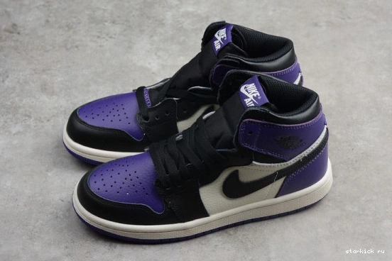 'Court Retro 555088-501 OG Jordan Kid Kids 1 Air 555088-501 High  Purple' 0514